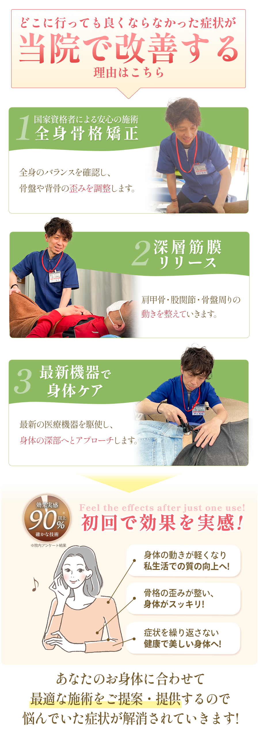施術の特徴