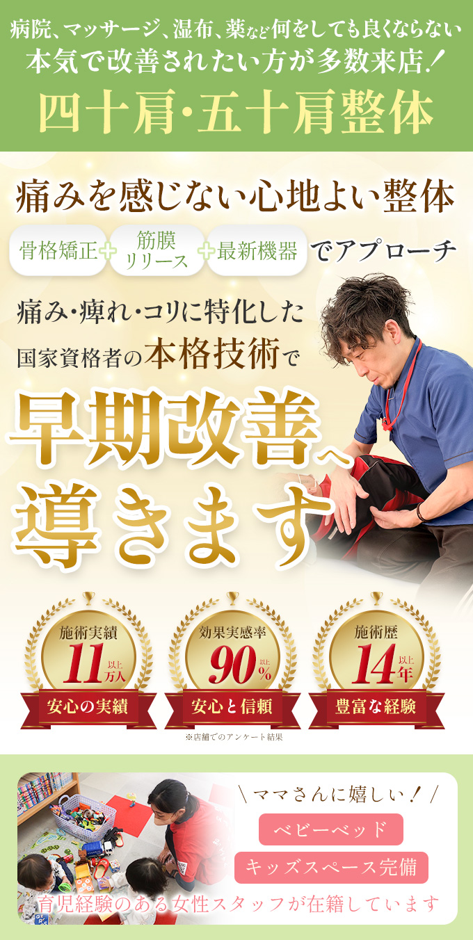 いのうえ整骨院四十肩・五十肩